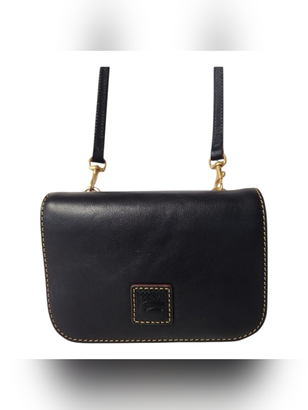 NEW Dooney & Bourke Florentine Leather Black Convertible Belt Bag